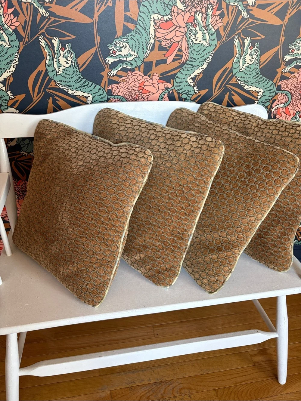 Custom Made Throw Pillows / set of 4